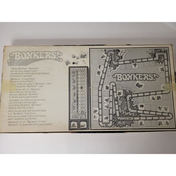 Bonkers! Vintage 1978 Parker Brothers Board Game Complete - Picture 2 of 5